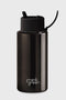 Frank Green 34oz Stainless Steel Ceramic Reusable Bottle- Shadow Chrome Straw Lid