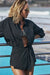 Bond Eye Hazel Wrap Mini Skirt- Black Spray