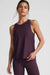 Beyond Yoga Featherweight Rebalance Tank- Eggplant