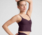 Beyond Yoga Raise The Barre Shirred Cropped Tank- Eggplant