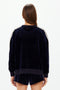 The Upside Monaco Lisel Crew Neck Sweater- Navy