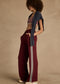 The Upside Vitesse Marnie Wide Leg Pant- Merlot