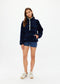 The Upside Harlow Fleece Pullover- Stripe