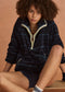 The Upside Harlow Fleece Pullover- Stripe