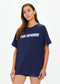 The Upside Stardust Sammi Tee- Navy