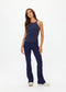 The Upside Asher Racerback Tank Top- Washed Denim