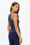 The Upside Asher Racerback Tank Top- Washed Denim