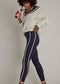 The Upside Samara 25IN Midi Pant- Navy