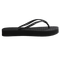 Havaianas Slim Flatform Thong- Black