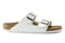 Birkenstock Arizona Birko Flor Regular Sandal- White