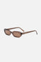 Lu Goldie Lola Sunglasses- Coffee