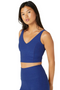 Beyond Yoga Always On Cropped Tank- Electric Blue