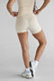 Leelo Active Sculpt Bike Short- French Vanilla