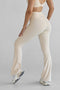 Leelo Active Sculpt Flare Legging- French Vanilla