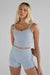 Leelo Active Signature Tank- Grey Marle