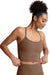 Beyond Yoga Spacedye Slim Racerback Cropped Tank- True Chocolate