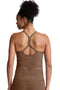 Beyond Yoga Spacedye Slim Racerback Cropped Tank- True Chocolate
