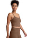 Beyond Yoga Spacedye Slim Racerback Cropped Tank- True Chocolate