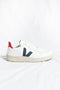 Veja V10 Leather Extra White Sneaker- Nautico Pekin