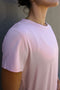HyperLuxe Round Neck Shirt- Pink