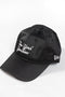 New Era X Hyperluxe NY Black Satin Script Cap