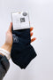 HyperLuxe Running Mini Crew Socks- Black