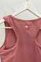 HyperLuxe Scoop Easy Tank- Coral