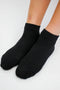 HyperLuxe Running Mini Crew Socks- Black