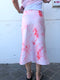 HyperLuxe Slip Skirt- Pink Tie Dye