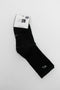 HyperLuxe High Crew Sock- Black