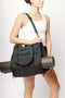 HyperLuxe Gym Bag with Zips- Black