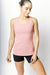 HyperLuxe Scoop Easy Tank- Coral