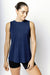 HyperLuxe Tank Top- Navy