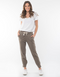 Elm Wash Out Lounge Pant- Khaki