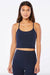 Beyond Yoga Spacedye Slim Racerback Cropped Tank- Nocturnal Navy