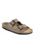 Birkenstock Arizona Birki Buc Regular Sandal- Stone