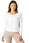 Beyond Yoga Featherweight Daydreamer Pullover- Cloud White
