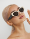 Lu Goldie Milou Sunglasses- Almond
