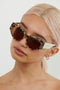 Lu Goldie Milou Sunglasses- Choc Tort