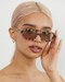 Lu Goldie Sofia Sunglasses- Choc Tort