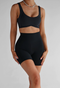 Leelo Active Extra High Waist Bike Short- Black