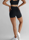 Leelo Active 5" Bike Shorts- Black