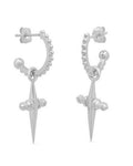 Luv AJ Mini Cross Hoops