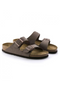 Birkenstock Arizona Birki Buc Regular Sandal- Mocca