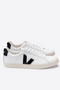Veja Esplar Logo Leather Sneaker- Extra White/Black