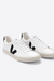 Veja Esplar Logo Leather Sneaker- Extra White/Black