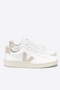 Veja V-12 Leather Sneaker- Extra White/ Sable