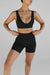 Leelo Active Sculpt Crop- Black