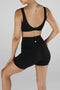 Leelo Active Sculpt Crop- Black